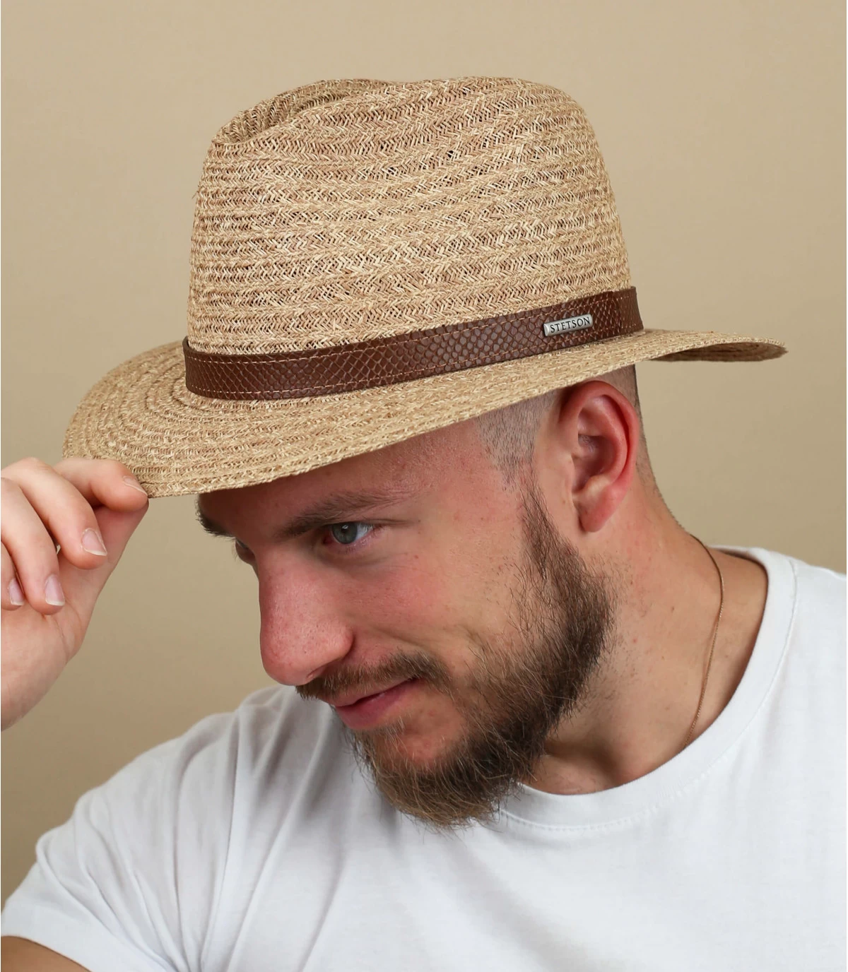Stetson Traveller Raffia 1 Stetson Traveller Raffia