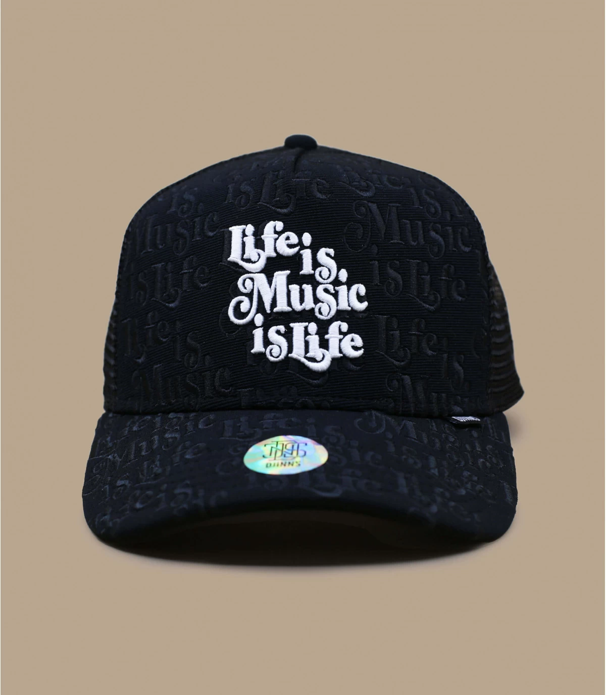 Trucker 1O1 Music Is Life Black 2 Trucker 1O1 Music Is Life Black – Image 2