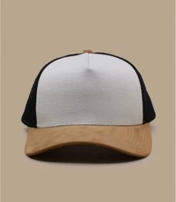 Trucker Blank Chambray Beige Black Brown Suede