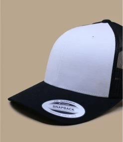 Trucker Blank White Black -Chapeau Chic Soldes Boutique trucker blank white black 2