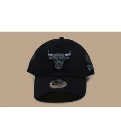 NEW ERA Trucker BOB Bulls -Chapeau Chic Soldes Boutique trucker bob bullstrucker20Bulls20noir