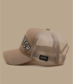 Von Dutch Trucker Chenille Logo Beige -Chapeau Chic Soldes Boutique trucker chenille logo beige 3