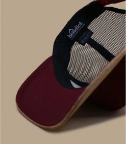 Trucker Corduroy Burgundy Cork Black -Chapeau Chic Soldes Boutique trucker corduroy burgundy cork black 5