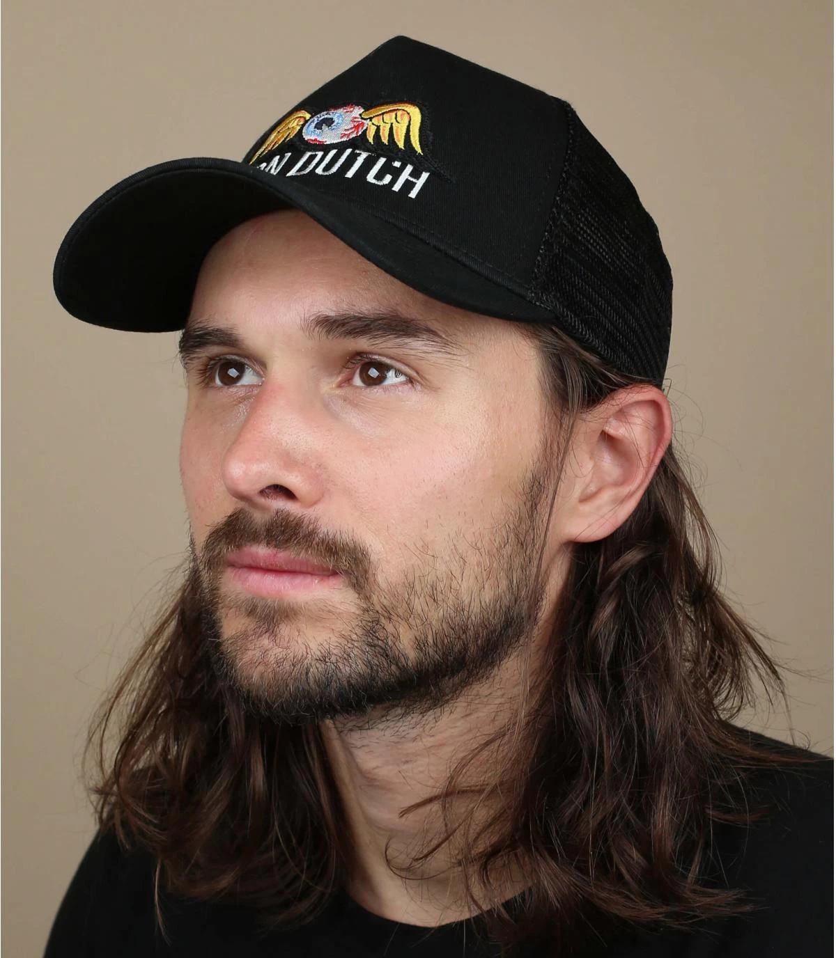 Von Dutch Trucker Eye Patch Black 1 Von Dutch Trucker Eye Patch Black