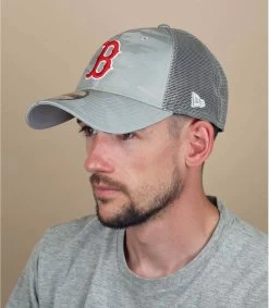 NEW ERA Trucker Home Field Boston Gray