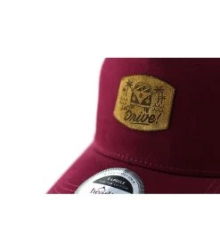 Trucker Let's Drive Burgundy -Chapeau Chic Soldes Boutique trucker let s drive burgundycap20curve20Drive20bordeaux