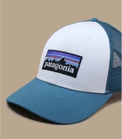 Patagonia Trucker P6 Lo Pro White Wavy Blue -Chapeau Chic Soldes Boutique trucker p6 lo pro white wavy blue 2