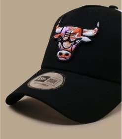 NEW ERA Trucker Seasonal Infill Bulls Black -Chapeau Chic Soldes Boutique trucker seasonal infill bulls black 2