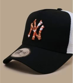 NEW ERA Trucker Seasonal Infill NY Black -Chapeau Chic Soldes Boutique trucker seasonal infill ny black 2