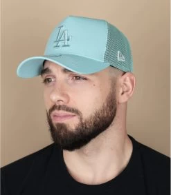 NEW ERA Trucker Tonal Mesh LA Blue