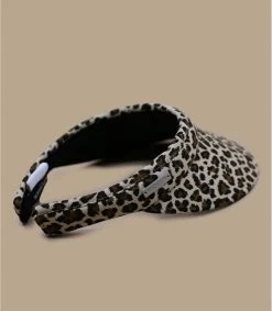 Seeberger Visor Leo Print Sand -Chapeau Chic Soldes Boutique visor leo print sand 3