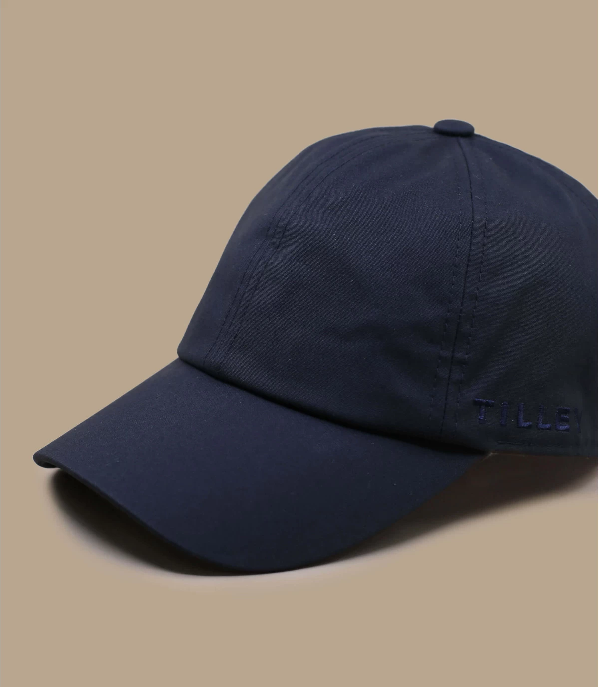 Tilley Waxed Millerain Baseball Cap Navy 3 Tilley Waxed Millerain Baseball Cap Navy – Image 3