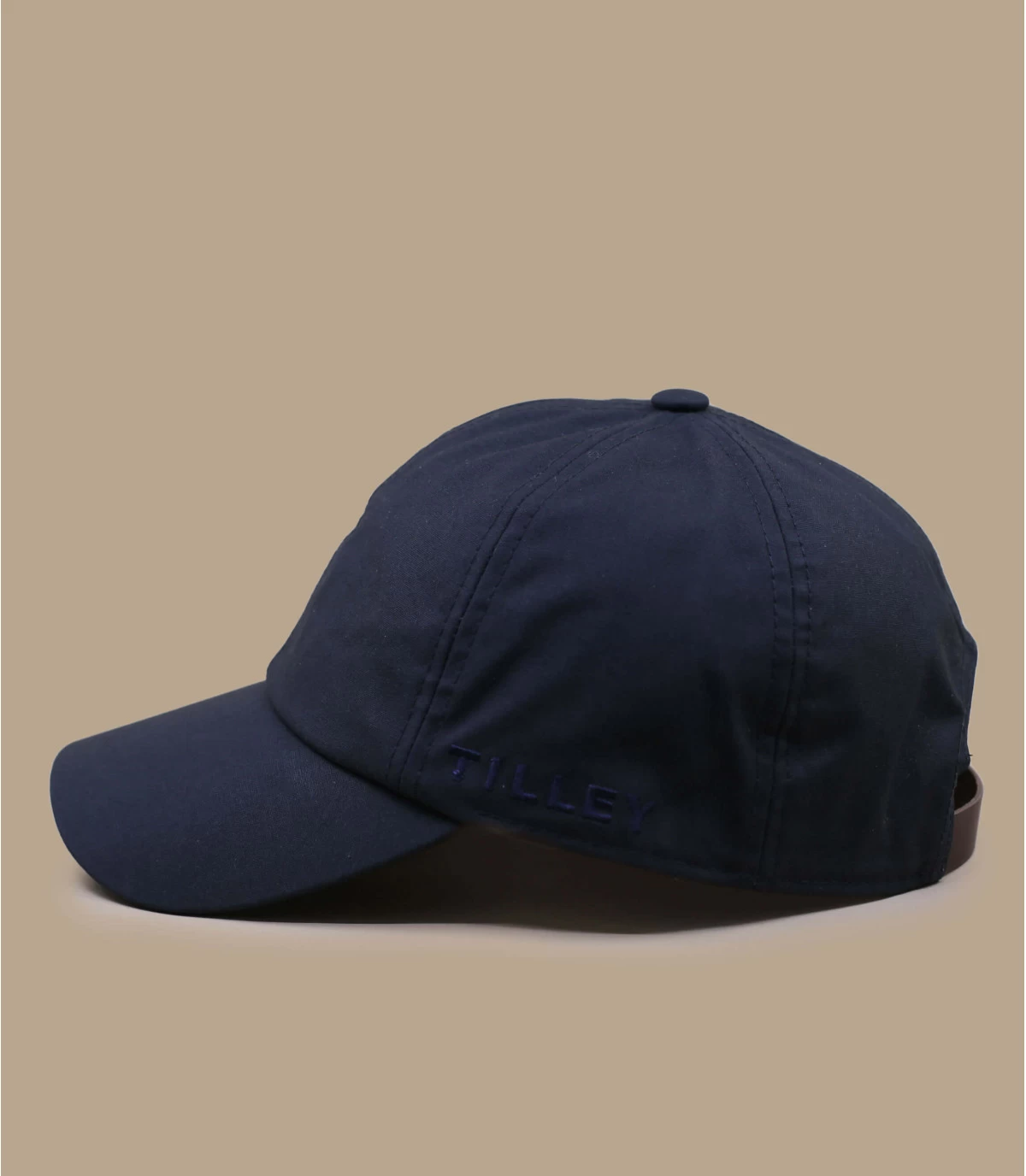 Tilley Waxed Millerain Baseball Cap Navy 4 Tilley Waxed Millerain Baseball Cap Navy – Image 4