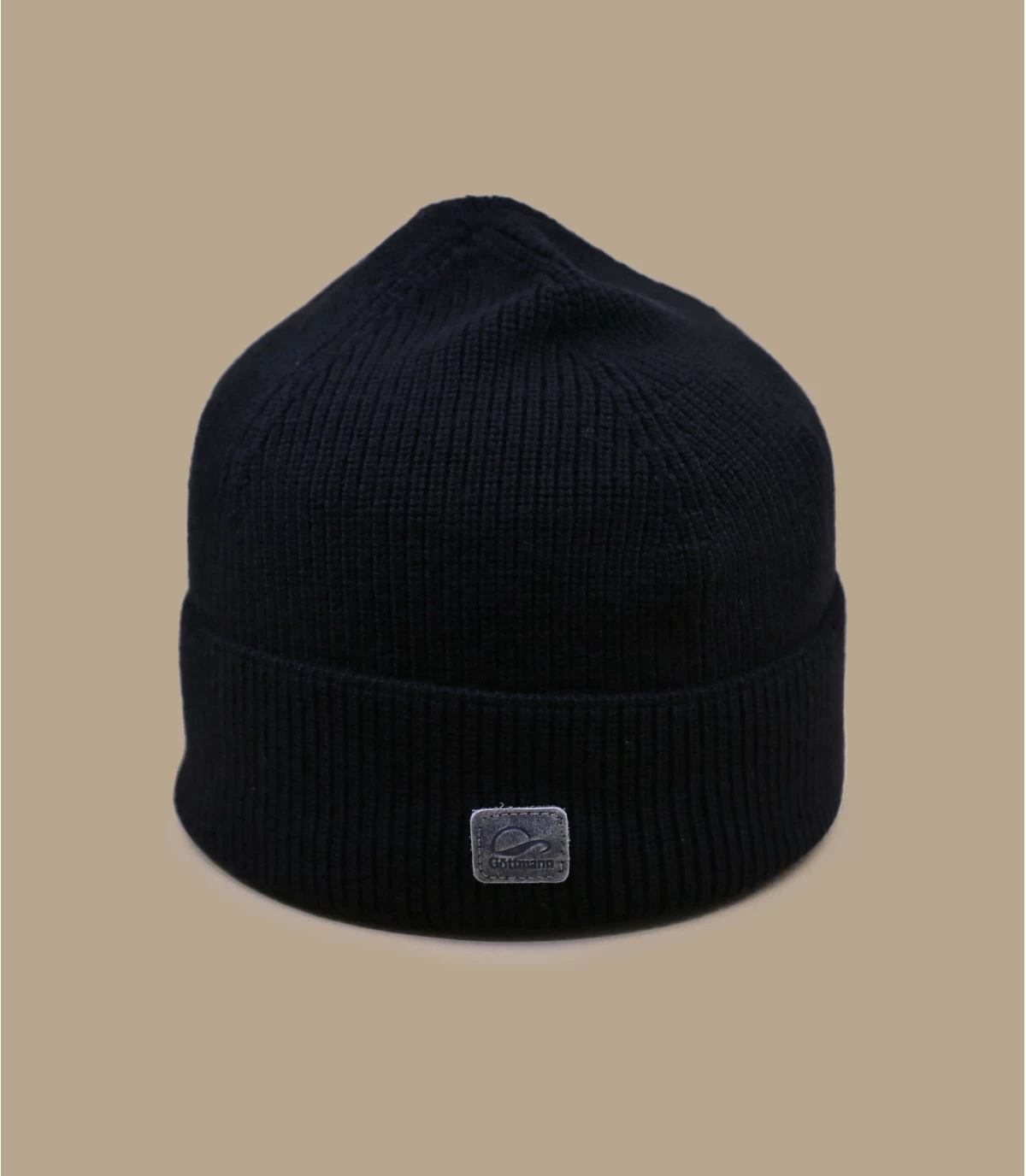 Wool Beanie Black 2 Wool Beanie Black – Image 2